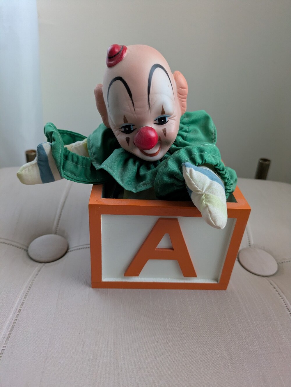 Vintage Music Box Clown.  Montgomery Wards.